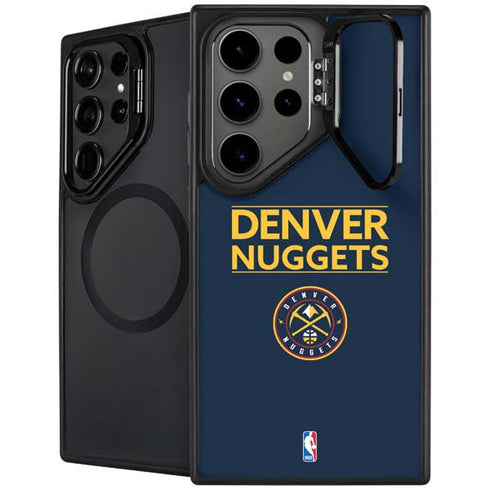 NBA Denver Nuggets Standard - Light Blue Galaxy S25 Ultra Kickstand Case